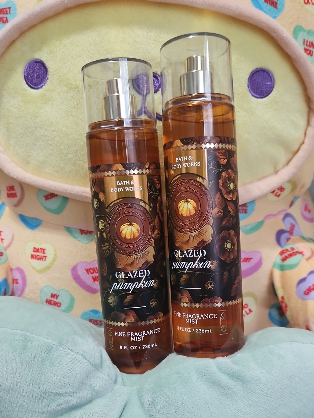 Bath & Body Works Glazed Pumpkin Lot Of 2